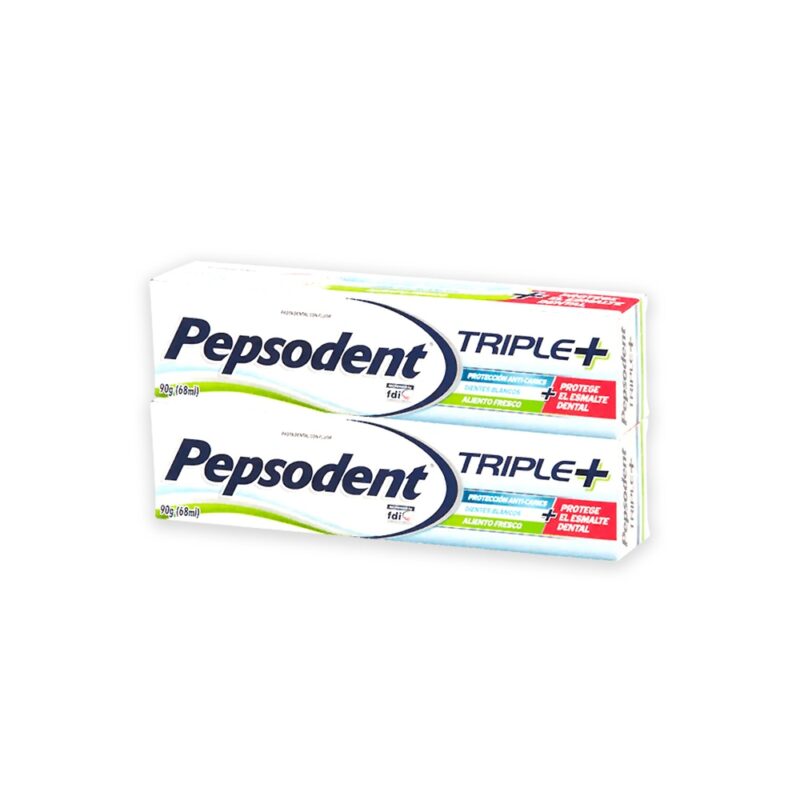 Pack Pasta dental Pepsodent triple mas 3x90gr