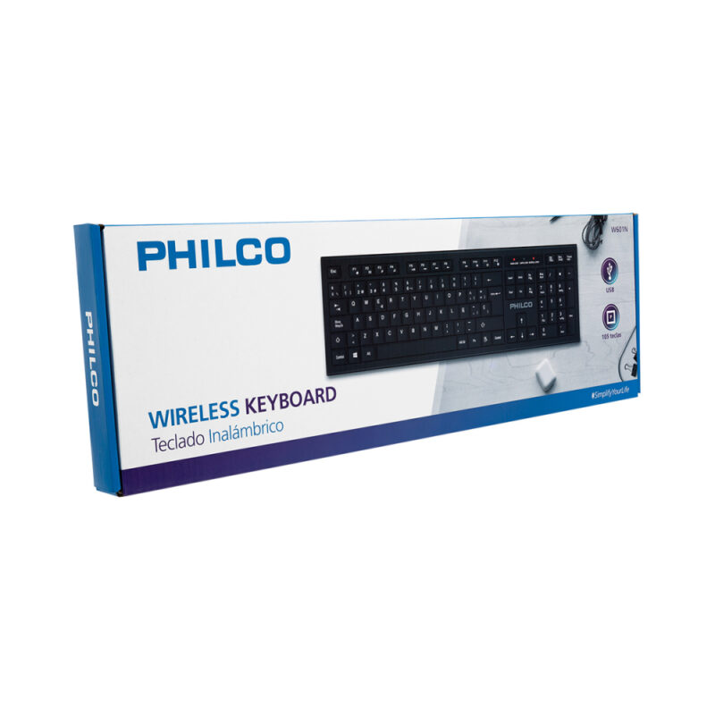 Teclado inalambrico Philco W601N
