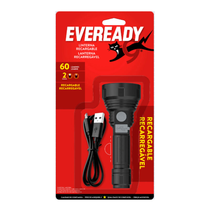 Linterna Eveready recargable pequeña