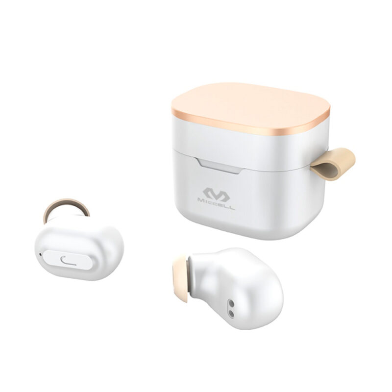 Audifono bluetooth 5.0 Miccellsensor tactil BH56 blanco