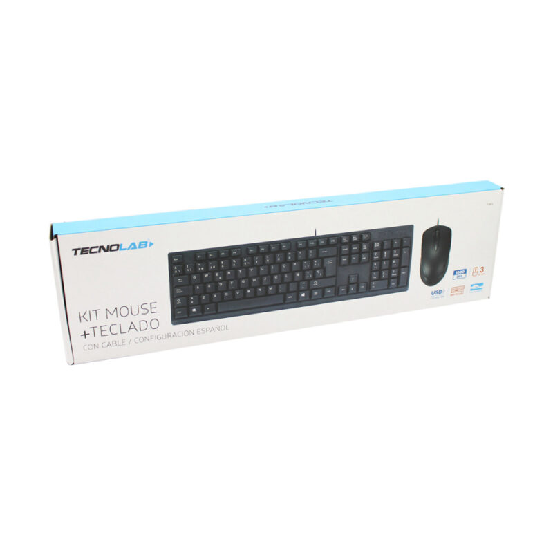 Pack Teclado Y Mouse Con CableTecnolab