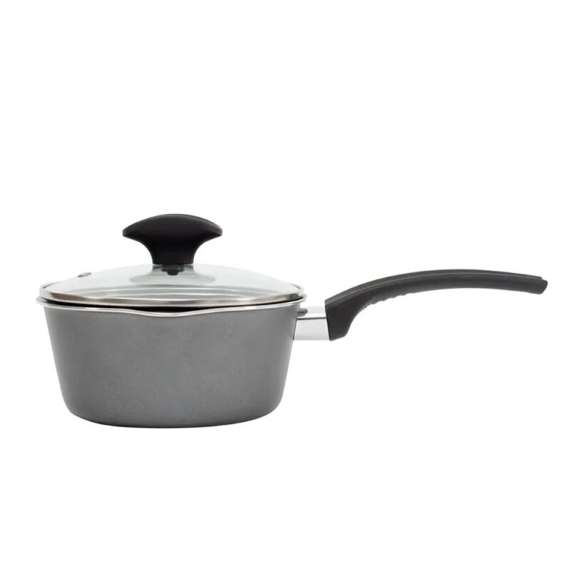 Cacerola Ilko 16cm Aluminio Reciclado Grey Everyday C/tapa