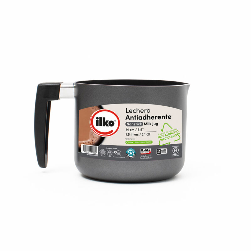 Lechero Aluminio Reciclado Ilko 1.5l Grey Everyday