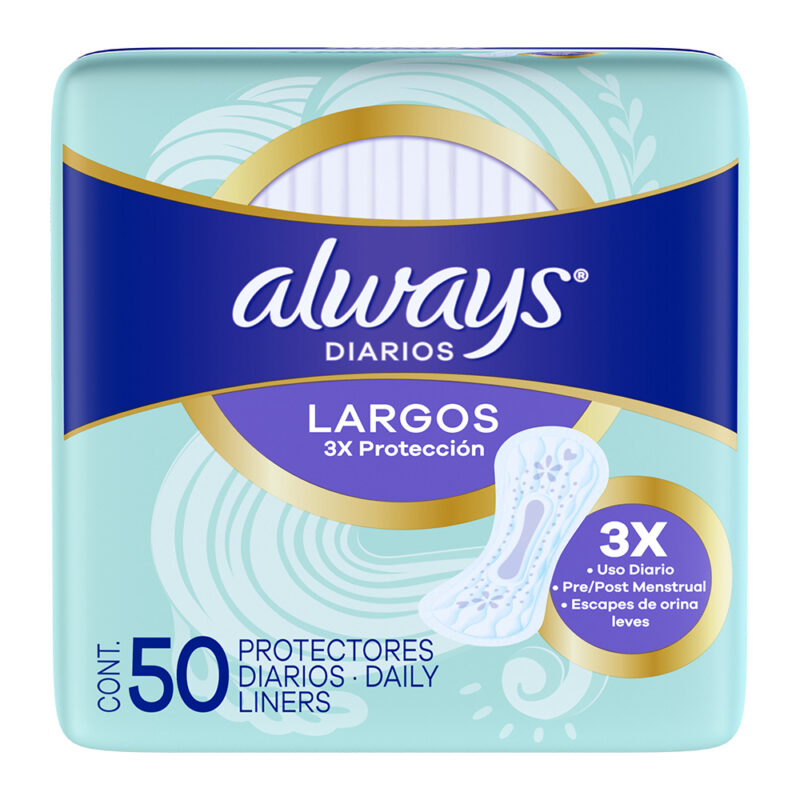 Protectores diarios Always largos 1x50ud