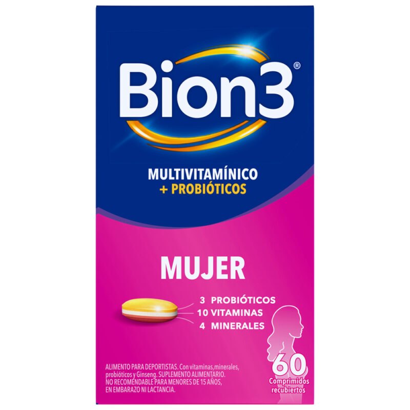 Multivitaminico Bion3 gender mujer 60 comprimidos