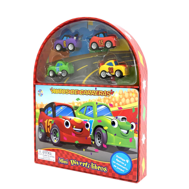 Libro Autos de Carrera Mini Diverti