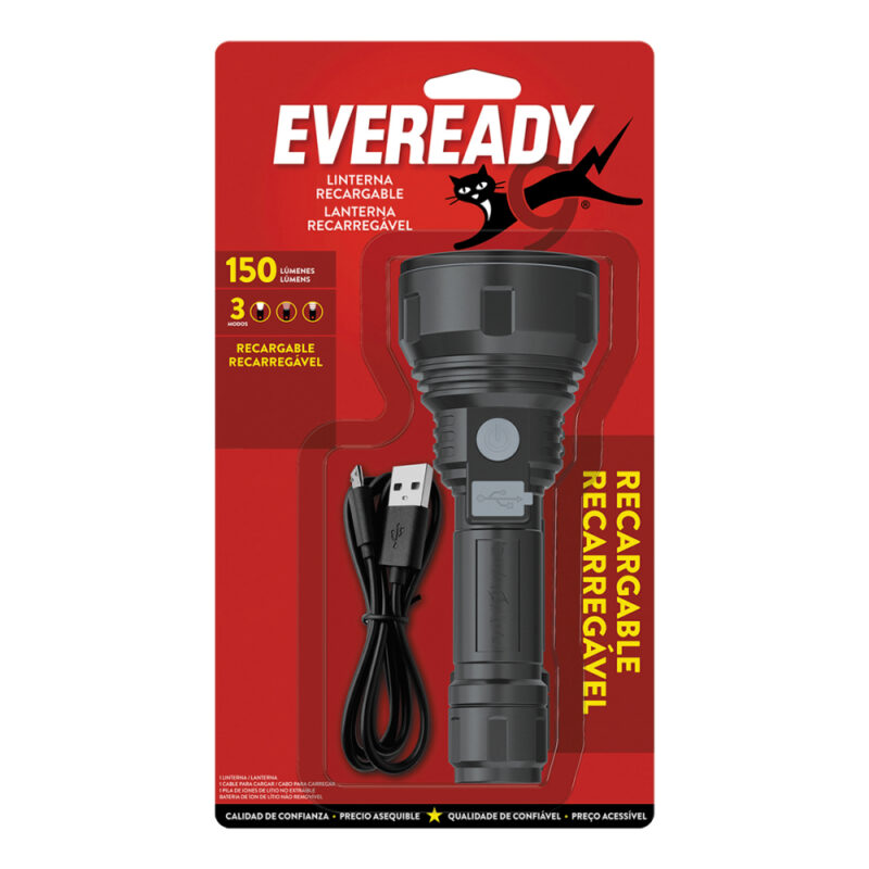 Linterna Eveready Recargable Mediana