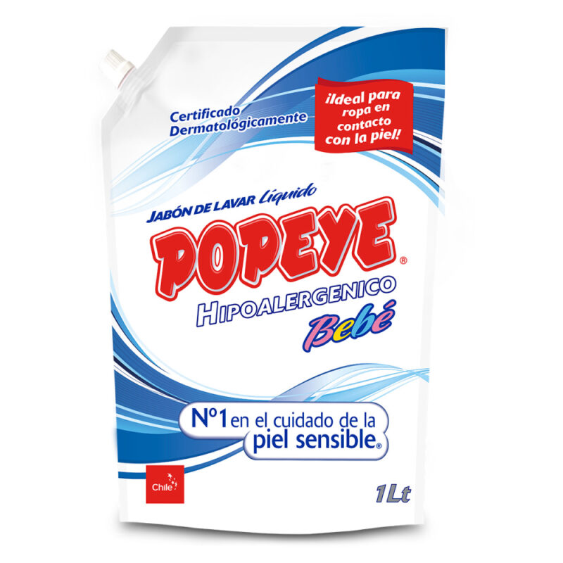 Jabón De Lavar Popeye Líquido 1 Litro