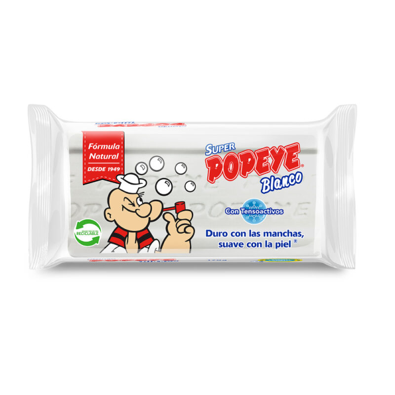 Jabón De Lavar Popeye Super Blanco 170grs