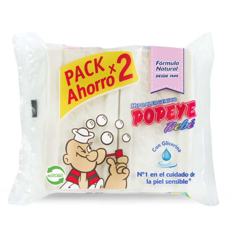 Pack 2uds Jabón De Lavar Popeye 340 grs