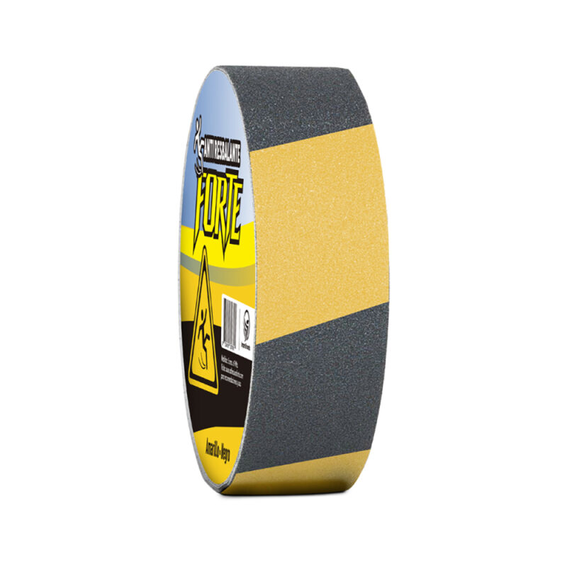 Cinta antideslizante Forte 50mm x 5m negro-amarillo