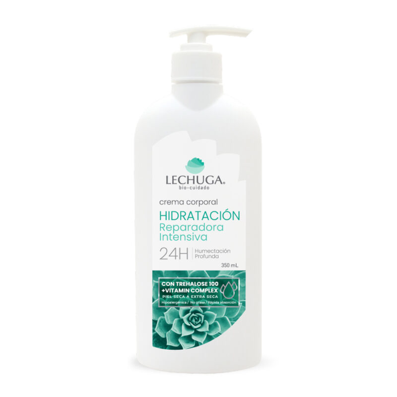 Crema Lechuga Cuerpo Hidratante Reparadora Intensiva 350ml