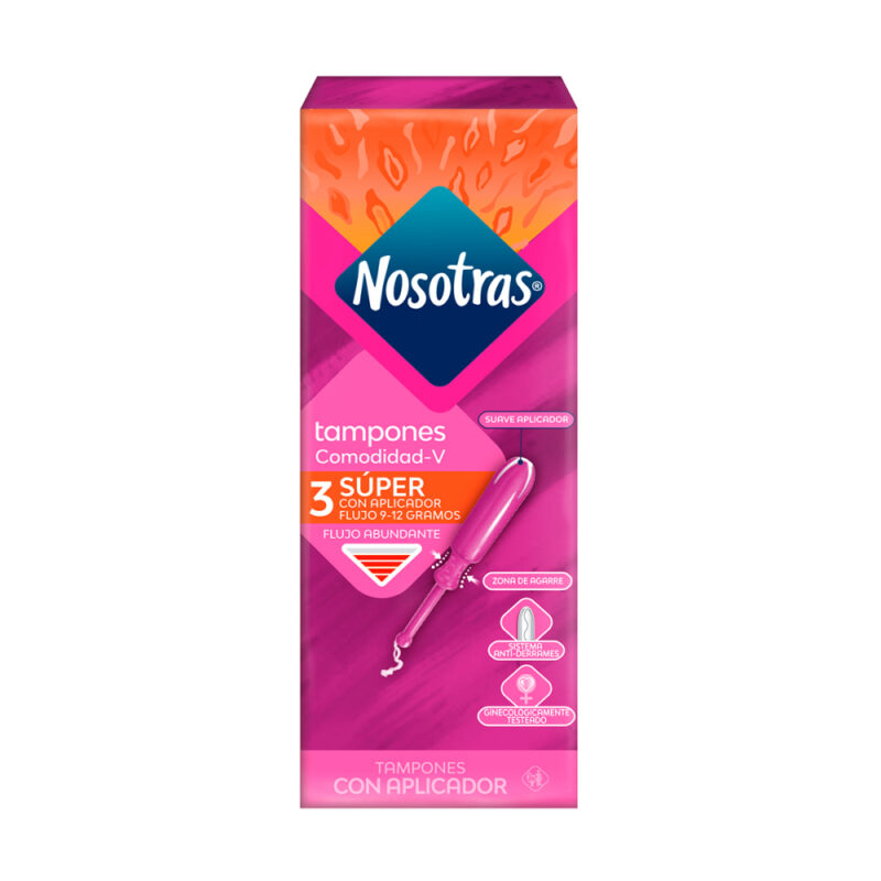 Tampon Nosotras Aplicador Super 1x3ud