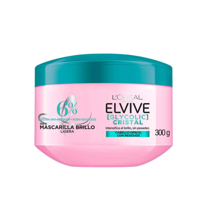 Mascarilla Elvive Glycolic Cristal Antiresiduos 300gr