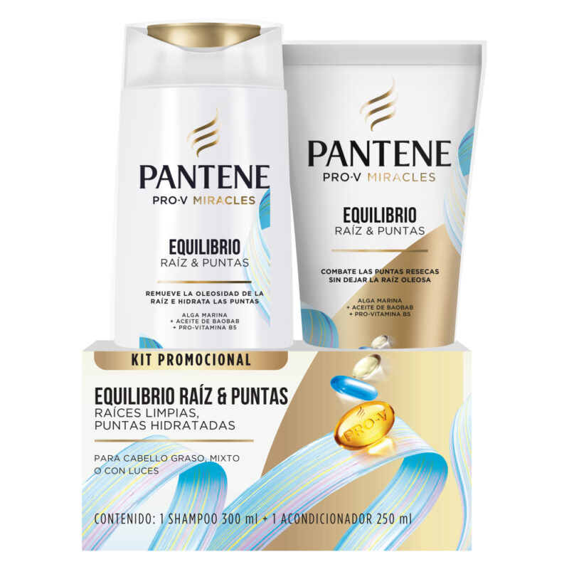 Pack Shampoo Pantene 300ml+Acondicionador 250ml Baobab