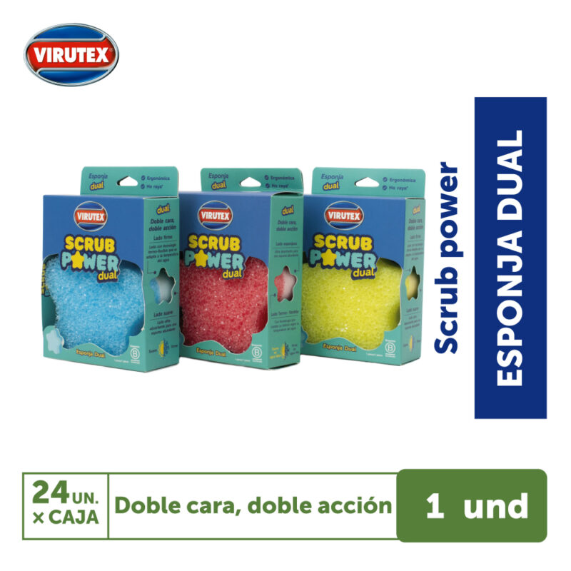 Esponja dual scrub power Virutex