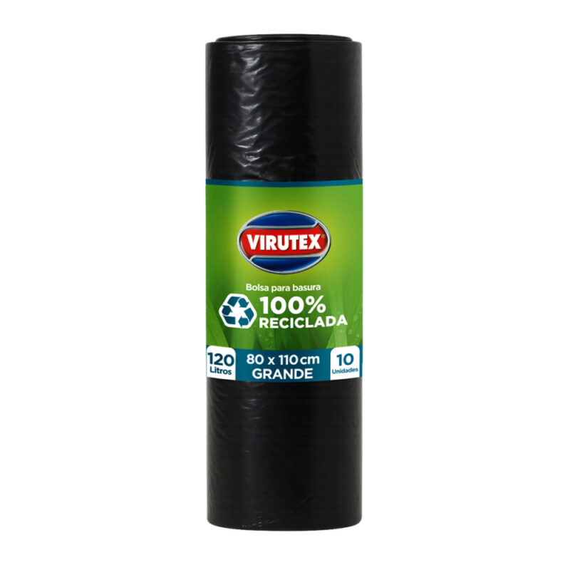 Bolsa basura Bio Virutex 80x110cm rollo x10ud