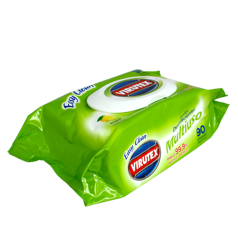 Toallitas desinfectantes Virutx pouch x90ud