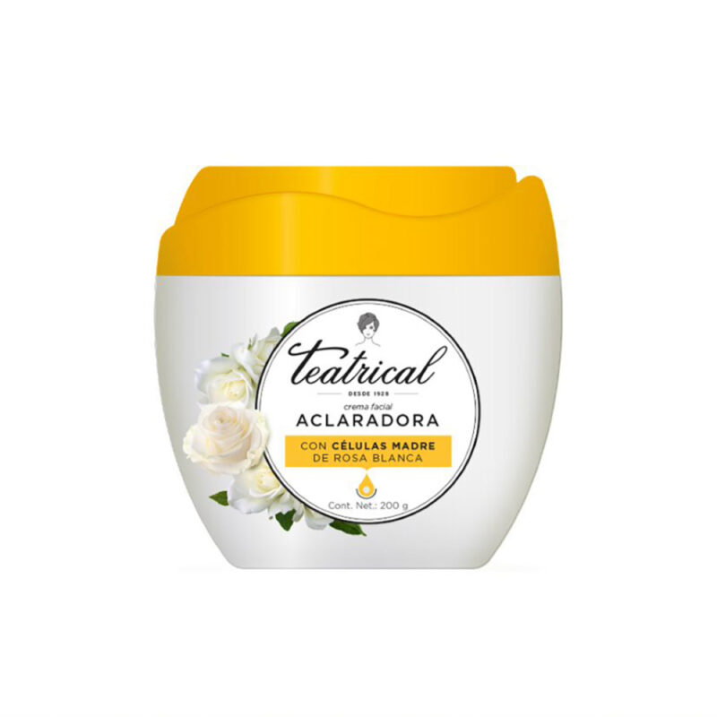 Crema Teatrical facial aclaradora 200gr