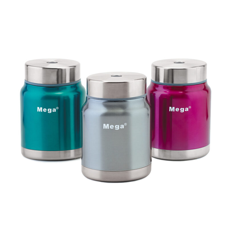 Termo de comida Megapress 500ml boca ancha colores