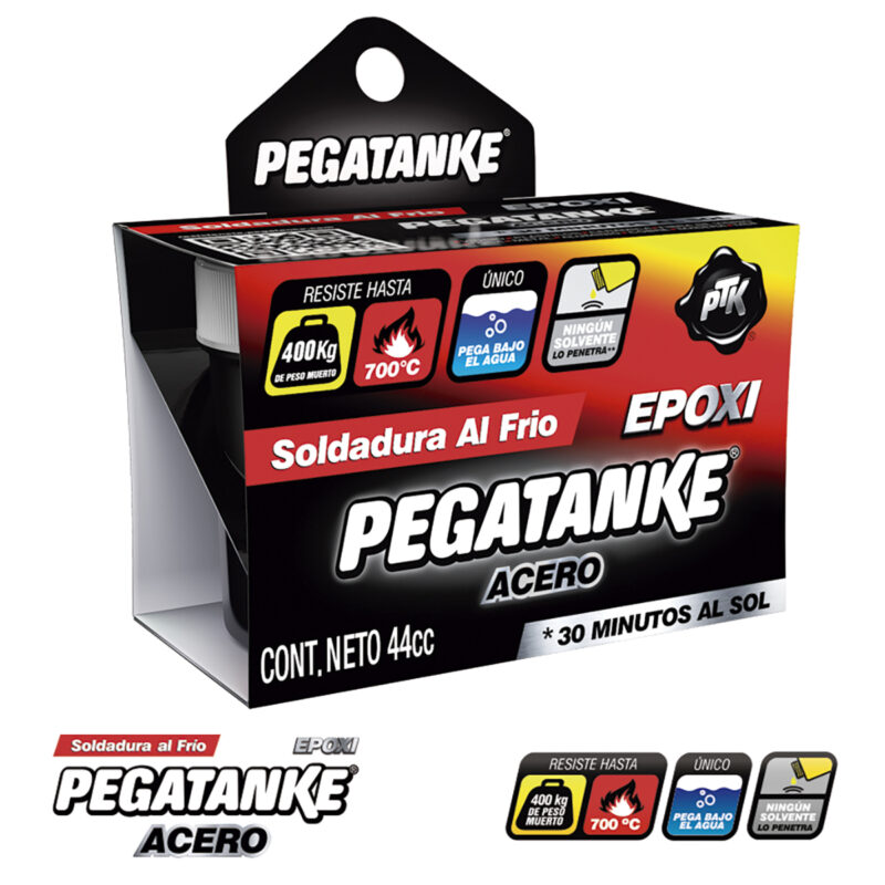 Pegamento Pegatanke acero 44cc
