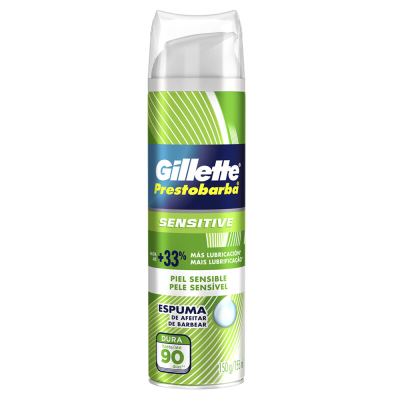 Espuma de afeitar Gillete foam sensitive 150g