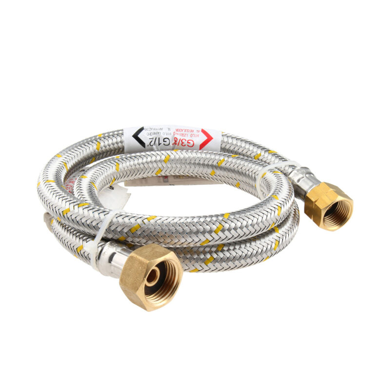 Flexible para gas Bercati HI/HI 3/8 X 1/2 1mt