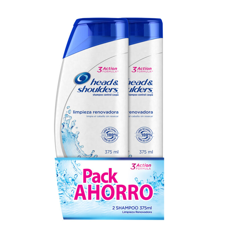 Pk Shampoo H&S Limpieza Renovadora 2x375ml