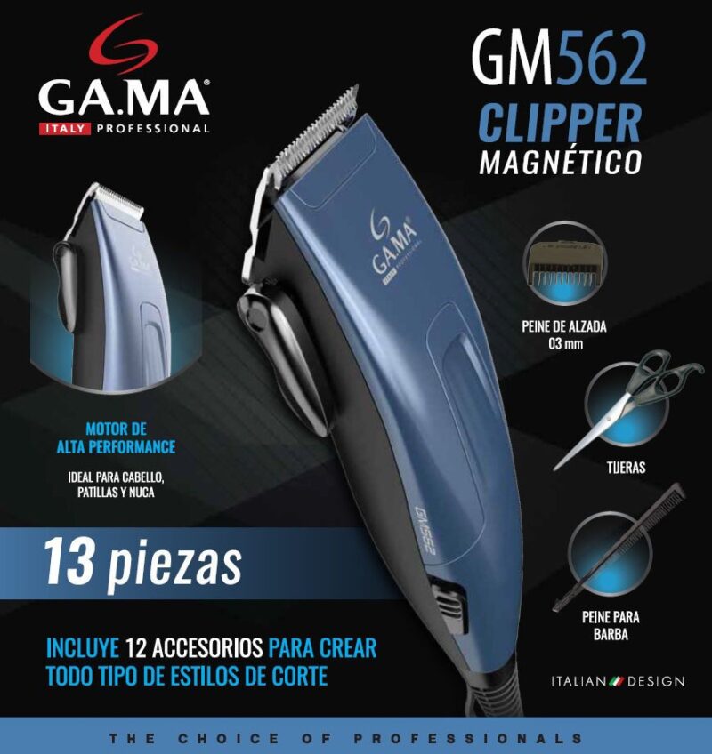 Cortapelo GA.MA M GM562 13 piezas