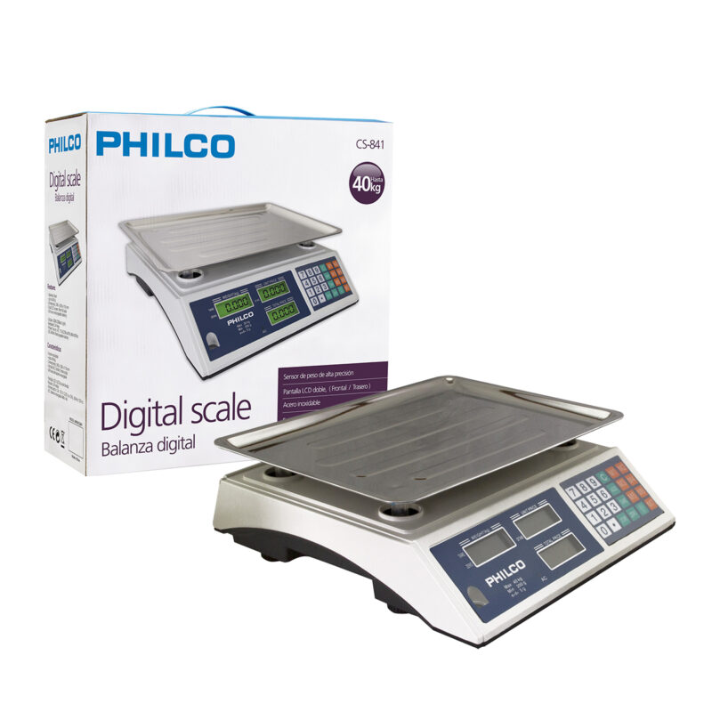 Balanza digital Philco 40kg   acero inoxidable