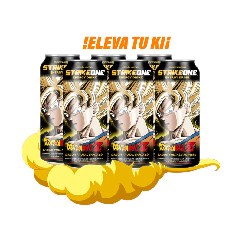 Bebida energética StrikeOne DragonBall Z 6x473ml sabor clásico