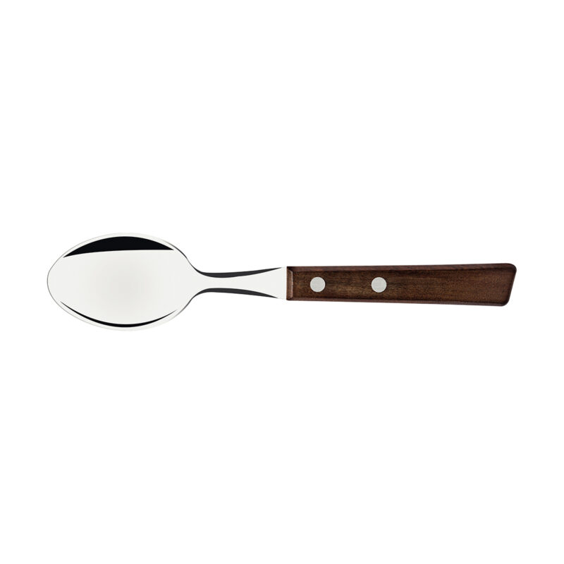 Set cuchara té Tramontina tradicional mango madera x12ud