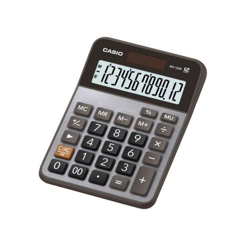 Calculadora Casio MX-120B solar + pila 12 digitos