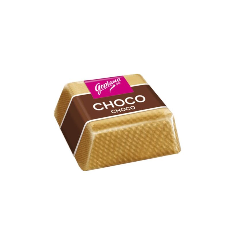 Cuadraditos de chocolate rellenos sabor Choco Choco 1Kg