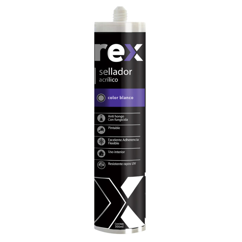 Sellante Rex acrilico pintable300ml