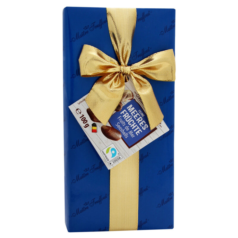Estuche bombon surtido Maitre Truffout azul 100g
