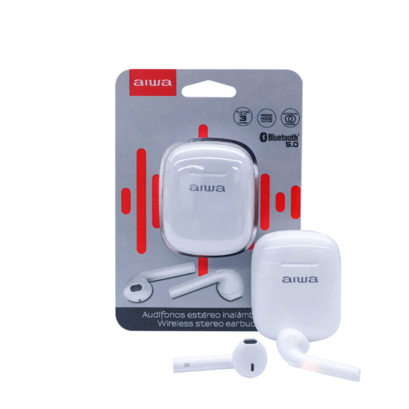 Audifono Aiwa TWS bluetooth   usb recargable