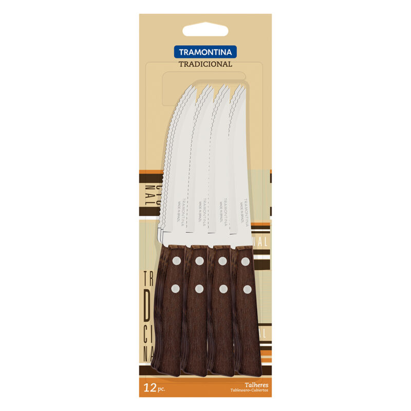 Cuchillo Tramontina asado 5 pulgadas x12ud
