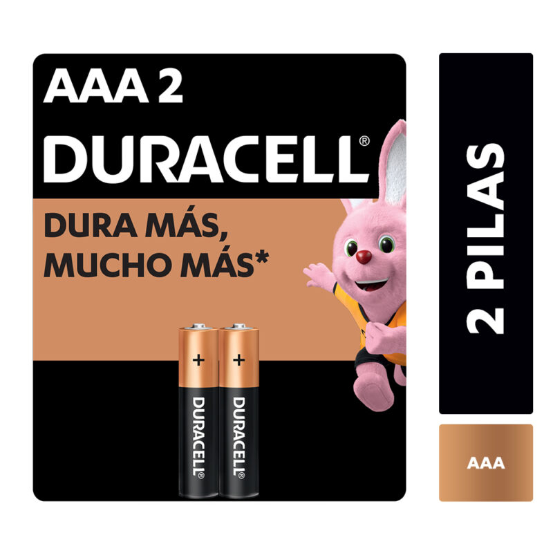 Pila alcalina Duracell blíster AAAx2