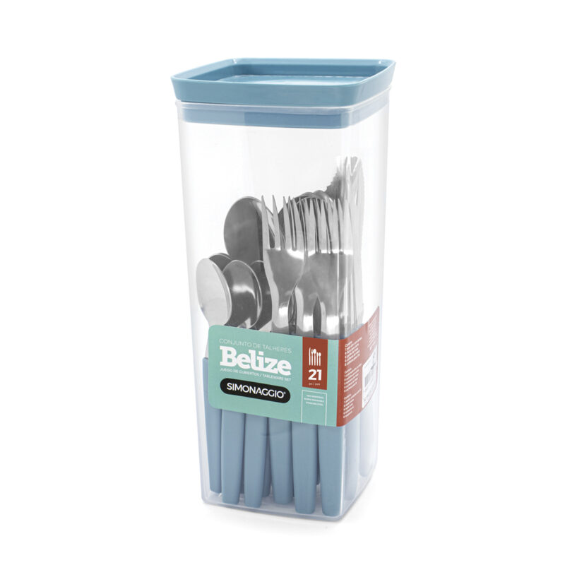 juego de cubiertos Simonnagio 21 piezas tiffany belize conte