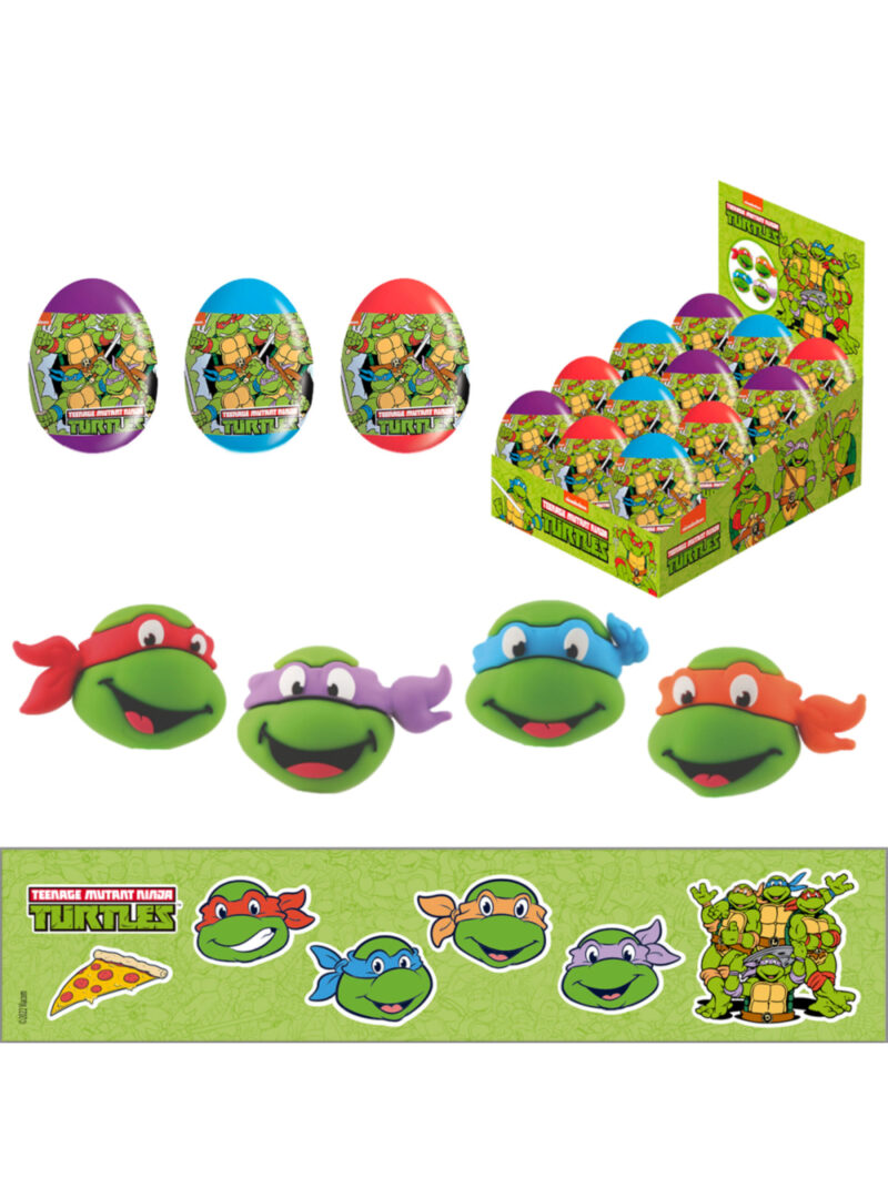 Huevo sorpresa Tortugas Ninjasx12unidades