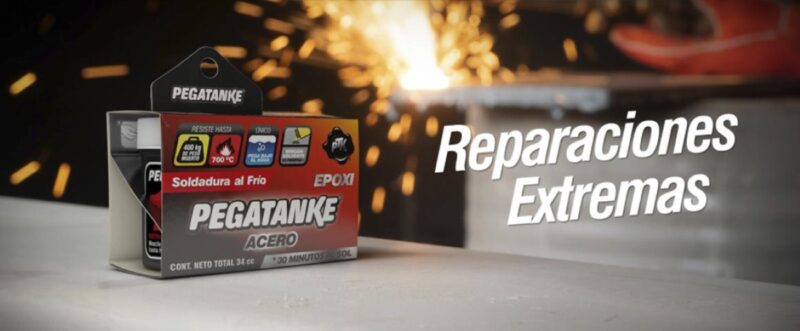 Pegamento Pegatanke acero 44cc