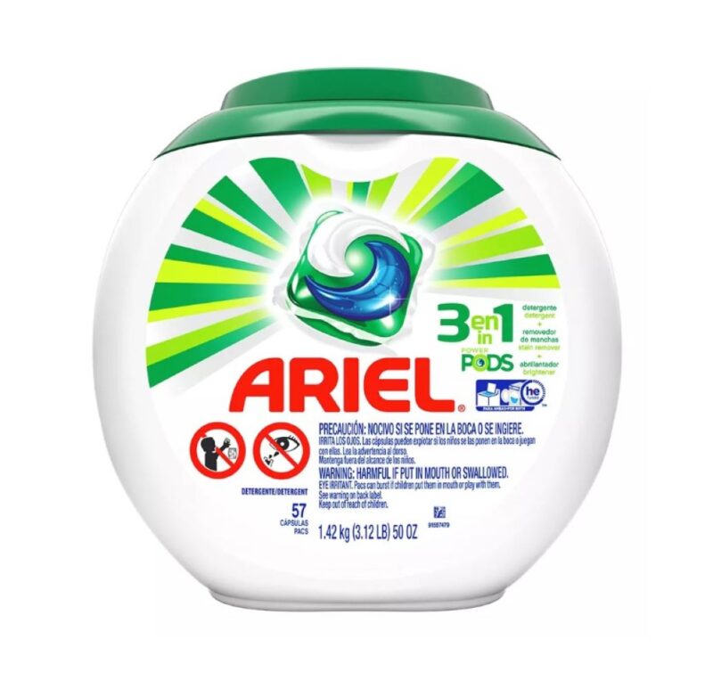 Detergente Ariel Pods capsula  57ud