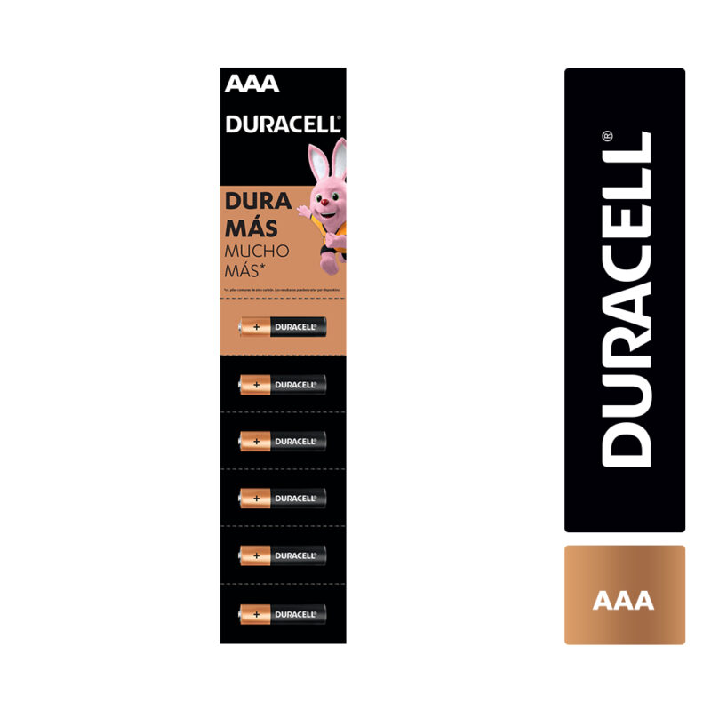Pila alcalina Duracell tira AAA x6
