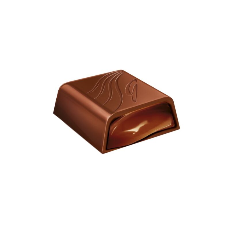 Cuadraditos de chocolate rellenos sabor Choco Choco 1Kg