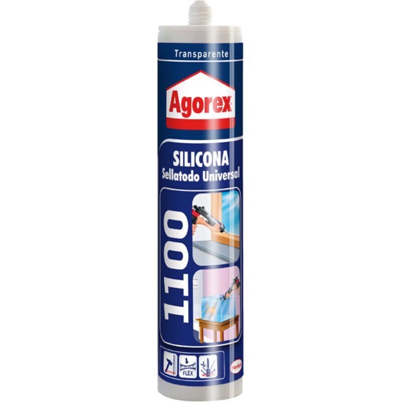 Silicona Agorex 1100 trasparente 300ml