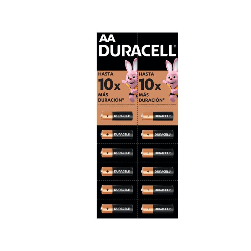 Pila alcalina Duracell tira AA x12
