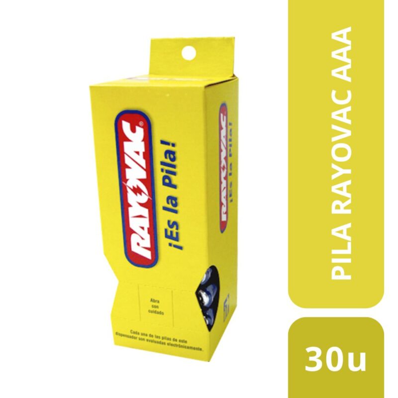 Pila convencional Rayovac AAA x30