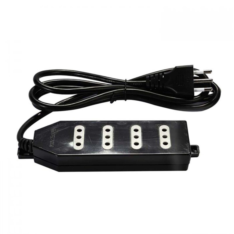 Alargador macrotel multi 3mts 4 posiciones negro