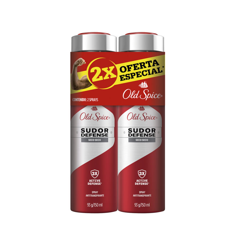 Pk Desodorante Old Spice spray ap seco seco 150ml x2ud